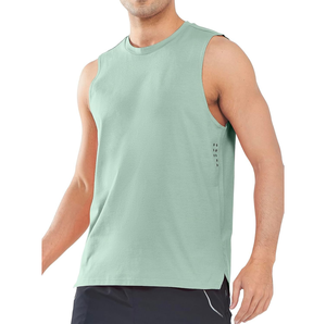 Chaleco Deportivo para Hombre al por Mayor, Camiseta sin Mangas para Entrenamiento Atlético, Cómoda, Transpirable, Ropa Deportiva sin Mangas, Servicio de Fabricación Personalizada - Product Image 1