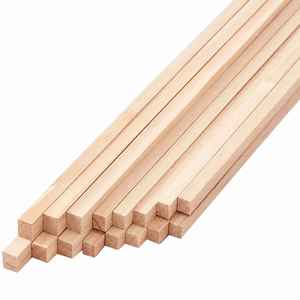 <b>Square</b> Dowels Natural <b>Wood</b> Craft Sticks for DIY Projects Freestanding Decorations Solid <b>Wood</b> <b>Square</b> Dowel - Product Image 1