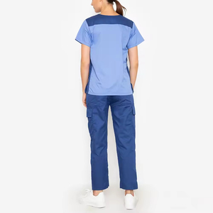 Hot Selling Medical <b>Scrubs</b> Uniforms Men Women Nurse <b>Scrubs</b> <b>Set</b> Short Sleeve <b>Scrubs</b> Uniforms <b>Sets</b> - Product Image 2