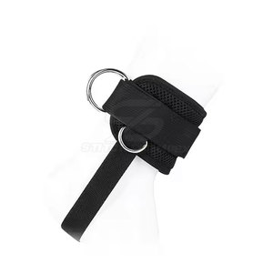 สายรัดข้อเท้าสำหรับออกกำลังกายในยิม รองรับการออกกำลังกายด้วยเครื่องเคเบิลได้อย่างแข็งแรง สวมใส่สบาย ปรับได้ ทนทาน ใช้ได้ทุกวัน - Product Image 5