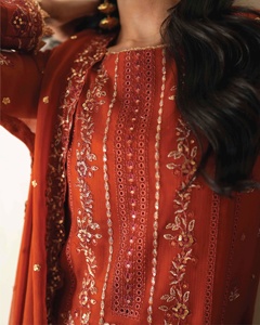 Vestidos Salwar Kameez de Verano para Mujer, Estilo Casual Pakistaní e Indio, de Primera Calidad, en Tela de Viscosa, Seda, Algodón, Lino y Poliéster, Modelo MDL 1004 - Product Image 2
