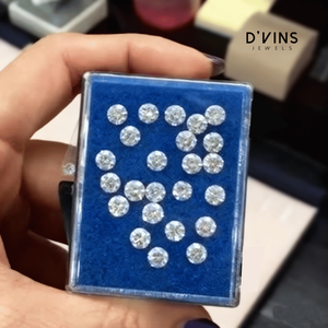 เพชร D'vins Jewels ขายดี ราคาดี สี D สี E น้ำหนัก 0.3 กะรัต 0.5 กะรัต 1 กะรัต 1.5 กะรัต 2 กะรัต VS2 HPHT CVD เพชรทรงกลมเพาะเลี้ยงในห้องปฏิบัติการ - Product Image 2