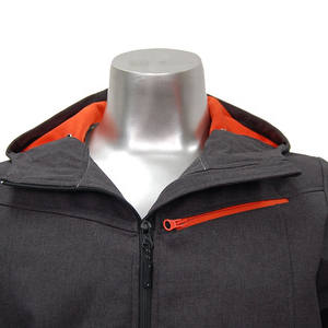 Chaqueta de Exterior con Capucha para Hombre, Impermeable, Cortavientos, de Softshell, con Bolsillo en el Pecho, Logotipo Personalizado, Servicio OEM Disponible - Product Image 5