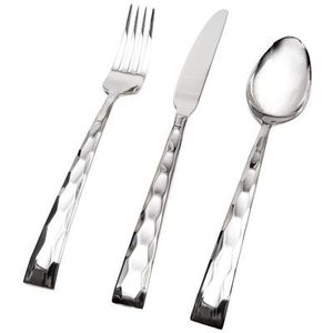 Ensemble de couverts élégants dorés, finition miroir, style européen, pour mariage, fête, vaisselle de luxe, design de poignée en métal, fournitures pour événements - Product Image 2