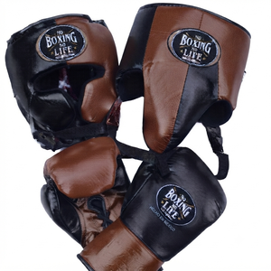 Conjunto de Protección para la Cabeza y Guantes de Seguridad para Adultos con Diseño Ergonómico para Entrenamiento Deportivo en Interiores y Práctica Regular - Product Image 1
