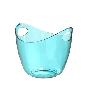 Seaux à glace en plastique acrylique avec poignées - Product Image 1