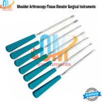 Ensemble d'instruments d'arthroscopie de l'épaule en acier inoxydable certifié CE de qualité supérieure – Élévateur tissulaire chirurgical de haute qualité OMI
