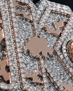 Customized Luxury Hip Hop Iced Out Moissanite <b>Pendant</b> 925 <b>Silver</b> Iced Out <b>Pendant</b> Pass Diamond Tester <b>Initial</b> Name <b>Pendant</b> Men - Product Image 2