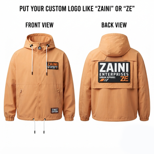 เสื้อแจ็คเก็ตกันลมผู้ชาย 120 GSM ผ้าโพลีเอสเตอร์ไมโครไฟเบอร์กันน้ำระดับพรีเมียม พิมพ์ลายดิจิทัล รับทำโลโก้ตามสั่ง OEM ODM สไตล์ไฮสตรีท - Product Image 1