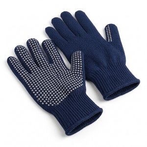 Gants de sécurité en coton à pois PVC avec matériau respirant, coutures renforcées et prise en main sécurisée pour les tâches de fabrication et d'atelier - Product Image 6