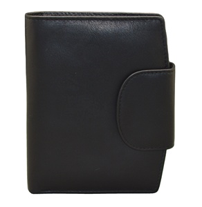 Cartera de Cuero Mini Casual de Lujo para Mujer, Delgada, Vintage, Corta, Marrón, de Cuero Vacuno Genuino, con Forro de Poliéster, RFID, de Alta Calidad, para Uso Diario - Product Image 3