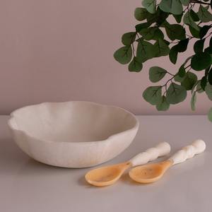 Bol à salade en résine, nouveau design artisanal, couleurs optimales et taille standard, résine alimentaire, assiettes à salade disponibles. - Product Image 5