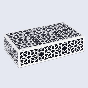 Artisan Bone Inlay <b>Keepsake</b> <b>Box</b> Handmade Jewelry Organizer for Home Decor - Product Image 1