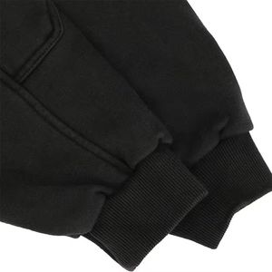 เสื้อฮู้ดผ้าฟลีซคอตตอนแท้ 100% กันน้ำสำหรับฤดูหนาว มีกระเป๋า สำหรับผู้ชาย สไตล์ใหม่ - Product Image 5