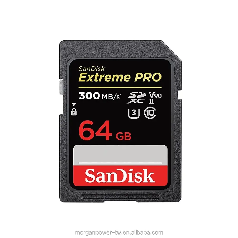 SanDisk 256G Extreme PRO SD Memory Card - C10, U3, V90, 8K, 4K, Full HD Video SDSDXDK-256G-GN4IN