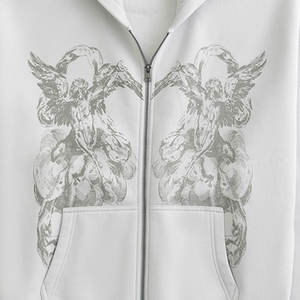 Service OEM – Nouveaux sweats à capuche oversize 100 % coton pour hommes, en molleton épais, à épaules tombantes, unis et prêts pour la sérigraphie - Product Image 5