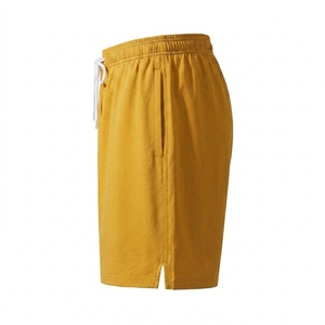 Shorts de plage pour hommes, cordon de serrage, taille élastique, tissu à séchage rapide, shorts décontractés d'été pour l'extérieur - Product Image 4