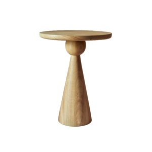 Modern <b>Round</b> Wooden Coffee <b>Table</b> Minimalist Design Handmade Solid <b>Wood</b> Living Room And Home Furniture Decoration Side <b>Table</b> - Product Image 2