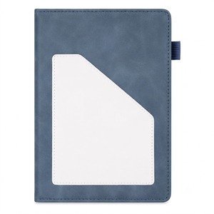 Carnet de notes personnel bleu premium avec pochette avant blanche élégante pour l'écriture professionnelle et les besoins de prise de notes quotidiennes - Product Image 2