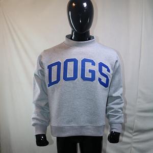 Sudaderas DOGS con cuello simulado, 450 GSM, nombre personalizado, bordado en aplique, corte holgado, 100% algodón, felpa francesa. - Product Image 3