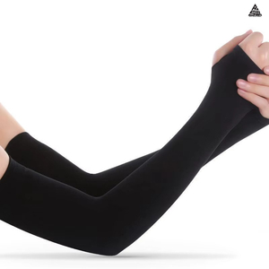 Manchons de compression sportifs en gros, protection solaire UV, rafraîchissants, cache-tatouage, pour cyclisme, course à pied, basketball, golf, gym - Product Image 6