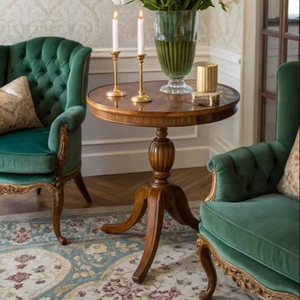 Table de chevet en bois de dernière génération, fabriquée avec du bois de qualité supérieure, taille standard. - Product Image 1