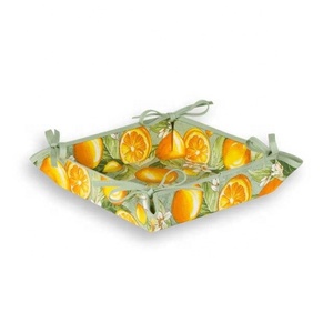2024 Convenient Solid Black Colour Super Durable 100% Cotton <b>Bread</b> Modern GOTS Certified <b>Bread</b> <b>Basket</b> With Handle Storage <b>Basket</b> - Product Image 3