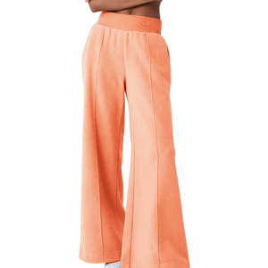 OEM High Street Style 100% Cotton <b>Flare</b> <b>Trousers</b> Quick Dry Breathable Pleated Front Customised - Product Image 5