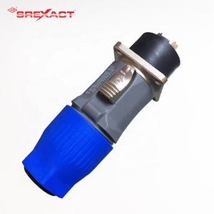 Connecteur de haut-parleur SREXACT SVP562L-GY-8P femelle 8 broches 25A à contact en laiton pour audio et vidéo - Product Image 6