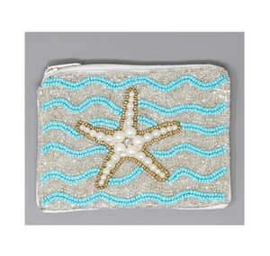 Classic Design Embroidery Coin Pouch with Seed Beads Customized Hand Pouch for Daily Use Mixed Colors - Product Image 4