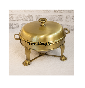 Standard Design <b>Chafing</b> <b>Dish</b> Stainless Steel Food Warmer <b>Chafing</b> <b>Dish</b> <b>Set</b> Of Two Different Sizes <b>Buffet</b> <b>Chafing</b> <b>Dish</b> - Product Image 4