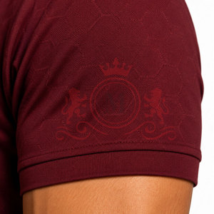 Premium <b>Burgundy</b> Polo <b>Shirt</b> Modern Design Soft Cotton Fabric Comfortable Fit Breathable Short Sleeve Daily Wear - Product Image 6