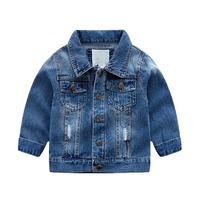 Veste en jean classique pour garçon, hiver, respirante, doublure en laine, coque en polyester/coton, fermeture à boutons, design moderne imprimé