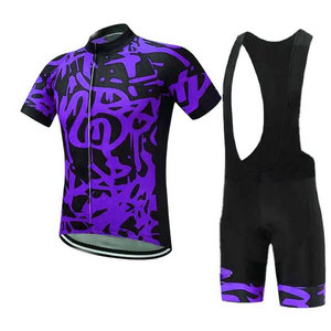 Ensemble de cyclisme Solid Traders de haute qualité, respirant, durable, cousu, séchage rapide, léger, impression numérique, 100% polyester - Product Image 1