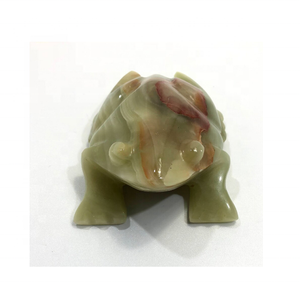 Figurines de grenouilles en marbre onyx sculpté de haute qualité, disponibles en gros - Product Image 5