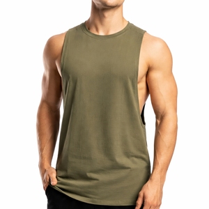 เสื้อกล้ามออกกำลังกายผู้ชาย แห้งเร็ว ทรงเข้ารูป ออกแบบเองได้ตามสั่ง (OEM) - Product Image 1