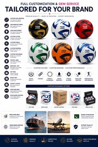 Wholesale Professional <b>Football</b> Training Custom Logo Premium PU <b>Leather</b> Size 5 Indoor/Outdoor 3WICKETS INTERNATIONAL OEM ODM - Product Image 3