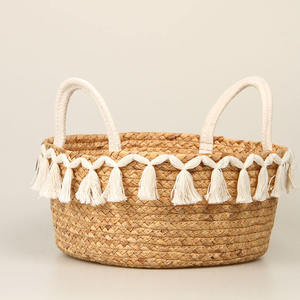 Cheap Price Vietnam Woven Seagrass Eco-Friendly Durable Baskets for Storage Natural Basket Handle Organizer Home Decor - Product Image 2