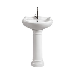 Exportador Mayorista que Vende Lavabos de Pedestal de Cerámica Súper Elegantes y Hermosos, Hechos a Mano, Disponibles en Grandes Cantidades - Product Image 1