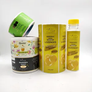 Étiquettes de bouteilles personnalisées imperméables imprimées UV, finition brillante pour cosmétiques, parfums, soins de la peau - Product Image 5