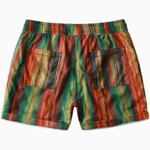 Men Swim <b>Shorts</b> Print Elastic Waist Drawstring Beach Summer Casual Holiday Colorful Lightweight top mens swim beach - Product Image 3