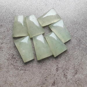 Cabujón de Aventurina Natural en Forma de Ataúd, con Reverso Plano, Calibrado, para Joyería, Disponible en Todos los Tamaños - Product Image 5