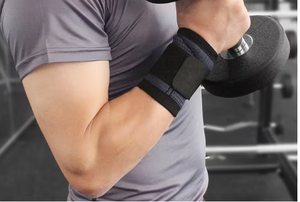 Adjustable Lightweight Neoprene Wrist Support Wrap Hook Loop Closure for Unisex Strength <b>Training</b> <b>Weight</b> Lifting Professional - Product Image 6