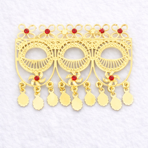 MOLL JEWELLERS - Joyería Vintage Chapada en Oro, Aleación Hecha a Mano, Ecológica, Impermeable, Elegante, con Brillantina, Mini Animales, Borlas y Flores - Product Image 4