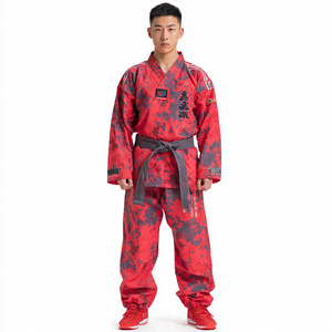 Combinaison de Taekwondo camouflage MMA de haute qualité, uniformes d'entraînement de boxe, uniformes de Taekwondo personnalisés, uniformes de boxe MMA Taekwondo - Product Image 3
