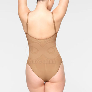 Body de Mujer sin Mangas con Logo Personalizado, Acanalado, Casual, Ajustado, OEM ODM en Venta - Product Image 4
