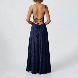 Robes de soirée vintage en gros, robes longues brodées très tendance, robes de soirée maxi - Product Image 4