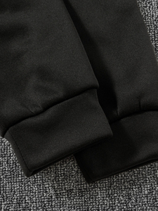 High Quality Cotton French Terry Regular Fit Zipper-Up Hip Hop Hoodies <b>Thick</b> <b>Fleece</b> 400g Winter Plain Custom Logo Men - Product Image 5