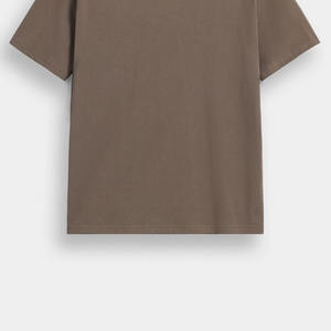 T-shirt unisexe à manches courtes bicolore en coton doux, col en V, pour l'été, 100% coton, décontracté, à porter au quotidien - Product Image 5