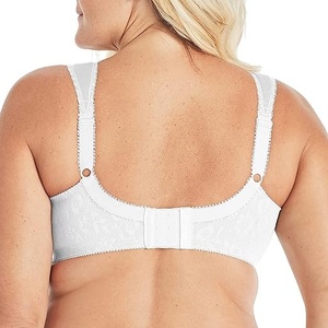 Sujetador deportivo sin aros para mujer, copa completa, talla grande, con tirantes ajustables de punto, sin costuras, espalda en U, transpirable para todas las estaciones - Product Image 2